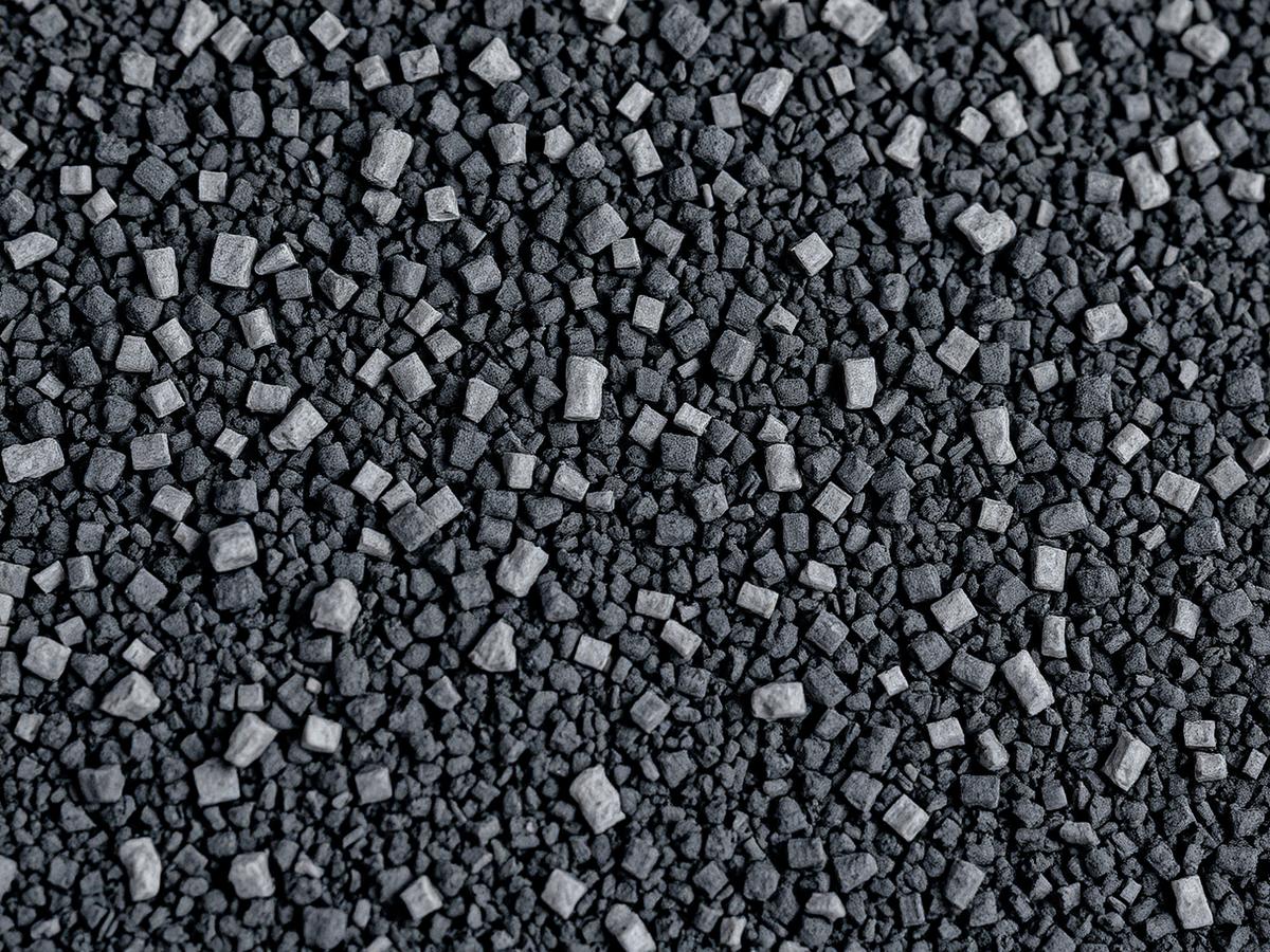 0.6 – 1.2 mm dark grey limestone grains