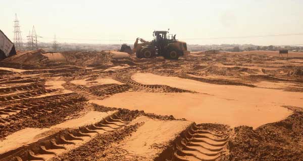 Dune sand operations